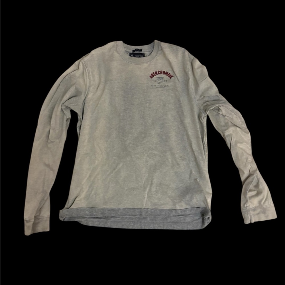 Abercrombie & Fitch Gray Logo Tee